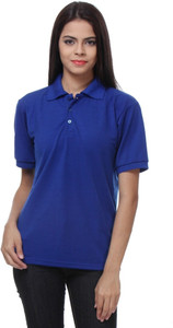 Royal blue polo store t shirt women's