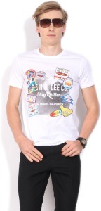 lee typography men round or crew multicolor t-shirt L24215CB0W00WHITE