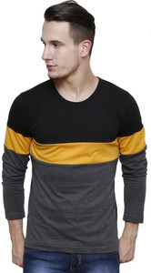 Urbano Fashion Solid Men's Round Neck Black T-Shirt