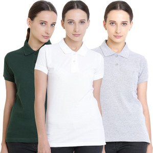 polo neck t shirts for womens india