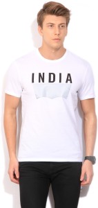 levi's printed men round neck white t-shirt 16961-0228white