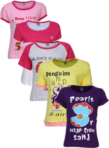 Gkidz Girls Printed T Shirt