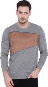 Campus Sutra Solid Men Round Neck Multicolor T-Shirt
