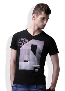 wrogn black t shirt