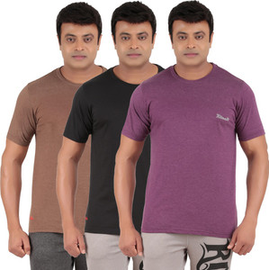 Ronnie Coleman Clothing Printed Men S Round Neck Black Purple
