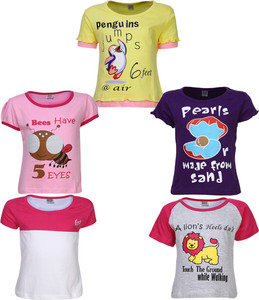 Gkidz Girls Printed T Shirt