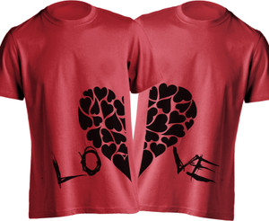 Young Trendz Printed Men's Round Neck Red T-Shirt