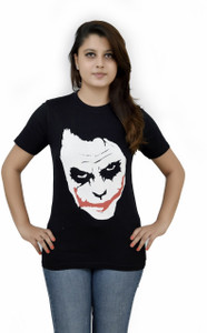 The Dry State Graphic Print Women's Round Neck Black T-Shirt