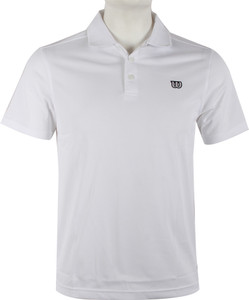 WILSON Solid Men Polo Neck White T Shirt Buy White WILSON Solid Men Polo Neck White T Shirt Online at Best Prices in India Flipkart