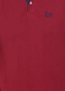 JM Sport Solid Men s Polo Neck Red T 