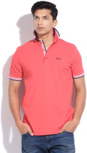 Sammenligning yderligere dart HUGO BOSS Solid Men Polo Neck Pink T-Shirt - Buy PINK HUGO BOSS Solid Men  Polo Neck Pink T-Shirt Online at Best Prices in India | Flipkart.com