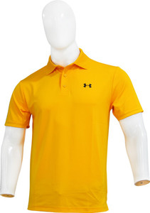 UNDER ARMOUR Solid Men Polo Neck Yellow T Shirt Buy Yellow UNDER ARMOUR Solid Men Polo Neck Yellow T Shirt Online at Best Prices in India Flipkart