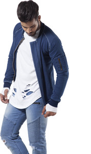Fugazee Lifestyle Solid Men's Round Neck Blue T-Shirt