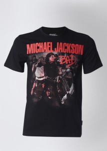 Michael Jackson Printed Men Round Neck Black T-Shirt - Buy Black Michael  Jackson Printed Men Round Neck Black T-Shirt Online at Best Prices in India