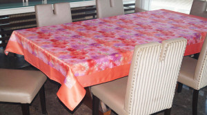 Lushomes Floral 6 Seater Table Cover