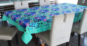 Lushomes Floral 6 Seater Table Cover