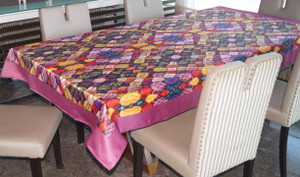 Lushomes Abstract 6 Seater Table Cover