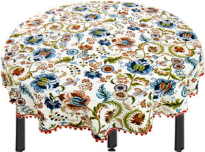 Miyanbazaz Self Design 4 Seater Table Cover