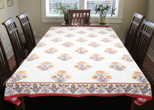 Coco Bee Floral 6 Seater Table Cover