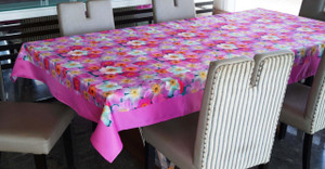 Lushomes Floral 6 Seater Table Cover