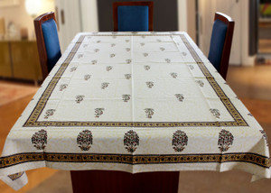 Coco Bee Floral 6 Seater Table Cover
