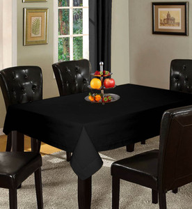 Lushomes Solid 6 Seater Table Cover