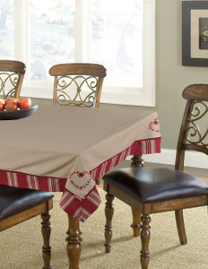 Elan Embroidered, Lattice, Abstract 6 Seater Table Cover