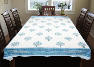 Coco Bee Floral 6 Seater Table Cover