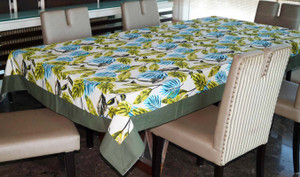 Lushomes Printed 8 Seater Table Cover