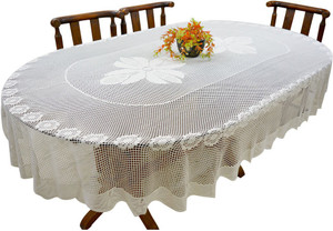 Dining table cover store 6 seater oval shape