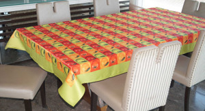 Lushomes Abstract 6 Seater Table Cover