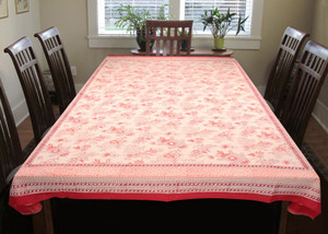 Coco Bee Floral 6 Seater Table Cover