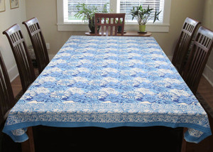 Coco Bee Floral 6 Seater Table Cover