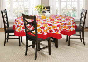 Lushomes Printed 4 Seater Table Cover