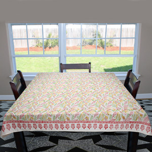 Coco Bee Floral 4 Seater Table Cover