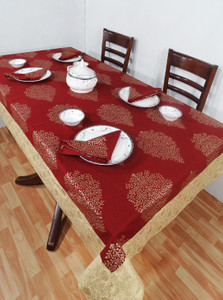Heritage Fabs Printed 6 Seater Table Cover
