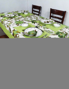 Heritage Fabs Green Organic Cotton Table Linen Set