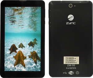 Zync Z99 3G 8 GB 7 inch with Wi-Fi+3G Tablet (Black)