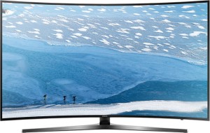 Samsung 138cm (55 inch) Ultra HD (4K) Curved LED Smart TV(55KU6570)