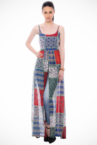 Cation Casual Sleeveless Printed Women's Multicolor Top