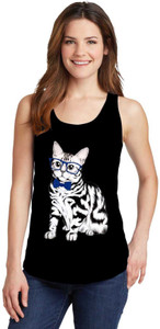 Snoogg Casual Sleeveless Graphic Print Women's Multicolor Top