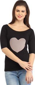 Cation Casual Short Sleeve Solid Women's Black, Beige Top