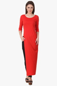 Texco Casual Full Sleeve Solid Women's Red Top