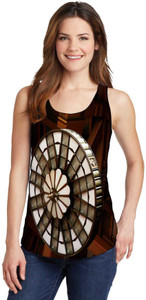 Snoogg Casual Sleeveless Graphic Print Women's Multicolor Top