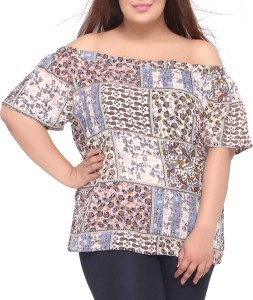 Calae Casual Short Sleeve Solid Women's Multicolor Top
