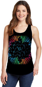 Snoogg Casual Sleeveless Graphic Print Women's Multicolor Top