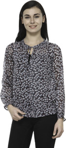 Calgari Casual Full Sleeve Printed Women's Multicolor Top