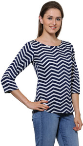 Stop Look Casual 3/4th Sleeve Printed Women Multicolor Top