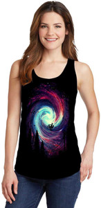Snoogg Casual Sleeveless Graphic Print Women's Multicolor Top