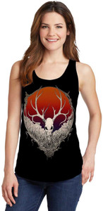 Snoogg Casual Sleeveless Graphic Print Women's Multicolor Top